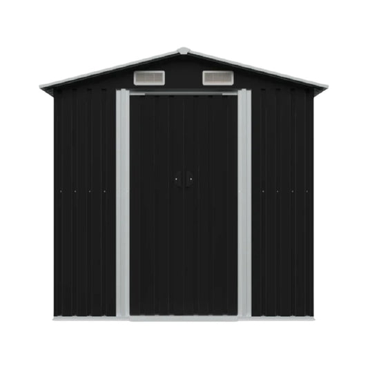 Abri de jardin en acier - protection des outils de jardinage - matériaux résistants - 120 x 90 x 190